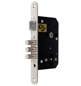 Корпус врезного замка с защёлкой «ЗВ4 402.0.0» Хром