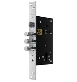 Корпус врезного замка с защёлкой «ЗВ4 713.0.0» Хром