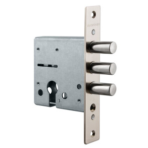 Корпус врезного замка «ЗВ 12.01» Хром