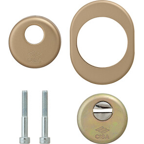 Броненакладка на цилиндр «06.470.00.64» (06.480.00.0+06.483.00.0.64+06.483.61.0.64) Бронза