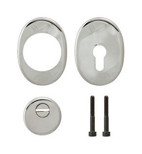 Броненакладка на цилиндр «94 KIT» 1101/CR (set: 94.11625 + 94.505 + 95.304 + 95.308+99.293/90) Хром