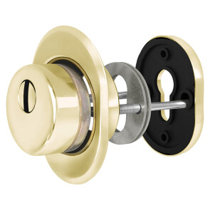 Броненакладка врезная с чашкой «DEF 9726» M6x90 (в комплекте с накладкой на цилиндр) GP Золото