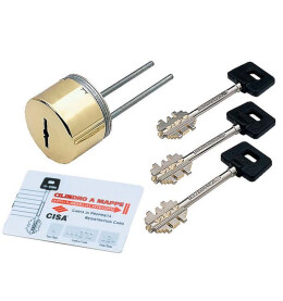 Секретная накладка на сувальдный замок «02.716.51.1» Латунь