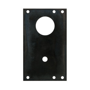 Пластина защитная для замков цилиндровых (тип-размер CISA 56.535) Чёрный