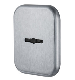 Декоративная квадратная накладка на сувальдный со шторкой «PS-DEC SQ CT» (ATC Protector 1) SC-14 МатХром