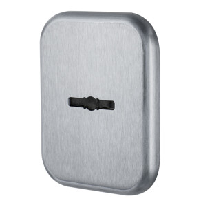 Декоративная квадратная накладка на сувальдный со шторкой «PS-DEC SQ CT» (ATC Protector 1) SC-14 МатХром