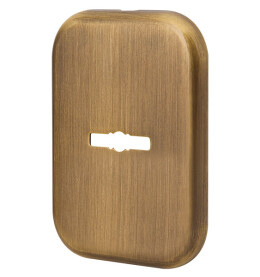 Декоративная квадратная накладка на сувальдный замок «PS-DEC SQ» (ATC Protector 1) AB-77 Бронза