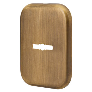 Декоративная квадратная накладка на сувальдный замок «PS-DEC SQ» (ATC Protector 1) AB-77 Бронза