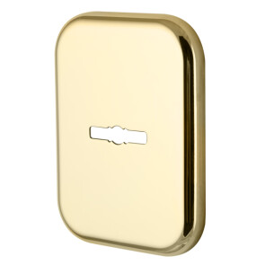 Декоративная квадратная накладка на сувальдный замок «PS-DEC SQ» (ATC Protector 1) GP-2 Золото