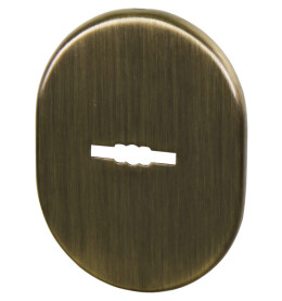 Накладка на сувальдный замок ESC.S.SF/OV.475 (ESC 475) AB зелёная бронза