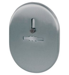 Накладка на сувальдный замок ESC.S-lift.SF/OV.476 (ESC 476) с шторкой SN мат.никель