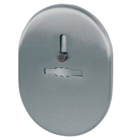 Накладка на сувальдный замок ESC.S-lift.SF/OV.476 (ESC 476) с шторкой SN мат.никель