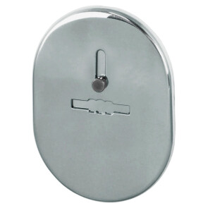 Накладка на сувальдный замок ESC.S-lift.SF/OV.476 (ESC 476) с шторкой СР хром