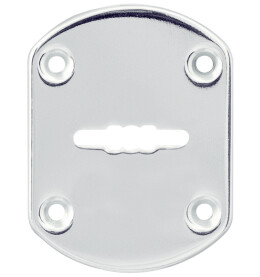 Декоративная накладка «ESC021/0-SS» на сувальдный замок без шторки (1 шт.) тех.упак. Нержавейка