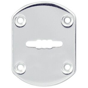 Декоративная накладка «ESC021/0-SS» на сувальдный замок без шторки (1 шт.) тех.упак. Нержавейка