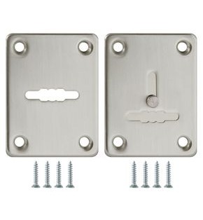 Накладка на сувальдный замок ESC.S-lift+S/K.set (ESC081/082) мат.никель (2шт.)
