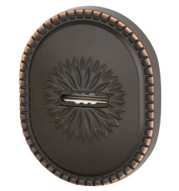 Накладка на сувальдный замок ESC.S-auto.CL/OV (PS-DEC CL) ABL-18 темная медь