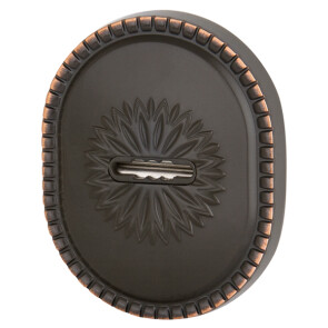 Накладка на сувальдный замок ESC.S-auto.CL/OV (PS-DEC CL) ABL-18 темная медь