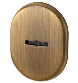 Декоративная накладка на сувальдный замок со шторкой «PS-DEC CT» (ATC Protector 1) AB-77 Бронза