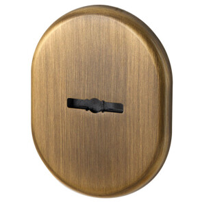 Декоративная накладка на сувальдный замок со шторкой «PS-DEC CT» (ATC Protector 1) AB-77 Бронза