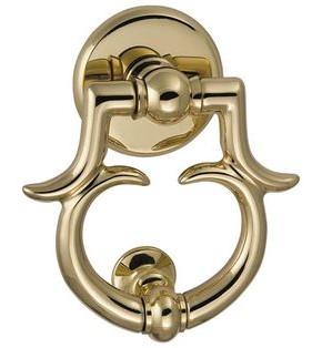 Дверное кольцо Fly knocker "M" 150 mm латунь
