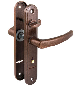 Ручка дверная «4112 Вега» Антик, 124:1:90(2474)