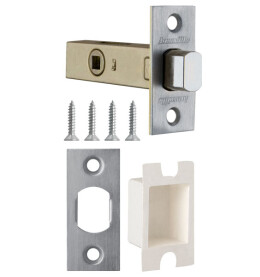 Задвижка врезная METDB920-45-25 (DB 920-45-25) SN Матовый никель SKIN