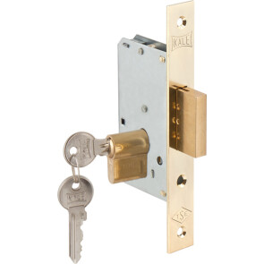 Замок врезной цилиндровый «157» (35 mm) 3 кл. Золото