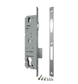 Корпус узкопрофильного замка с роликовой защёлкой PROF5116-25 CP хром