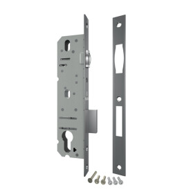 Корпус узкопрофильного замка с роликовой защёлкой PROF5124-30 CP хром