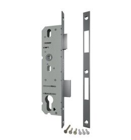 Корпус узкопрофильного замка с защелкой PROF4916-25/92 CP хром