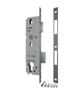 Корпус узкопрофильного замка с защелкой PROF4916-35/92 CP хром