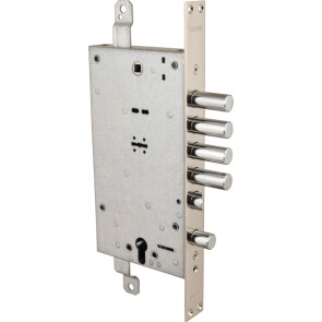 Замок врезной двухсистемный «54.787» ключ 60 мм Хром