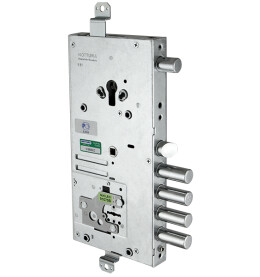 Замок врезной двухсистемный 54.J919M-D MyKey (правый), перекод. с торца, кл. 60 мм, без накл.