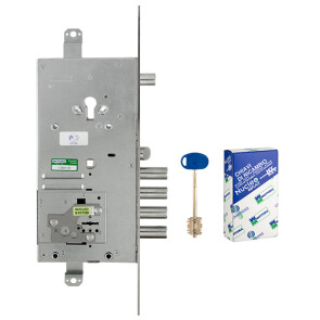 Замок врезной двухсистемный 54.J939M-D MyKey (правый), перекод. с торца, кл. 50 мм, без накл.