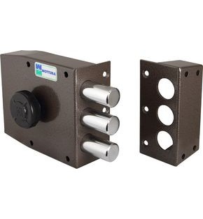 Замок накладной «30.401 D» (правый) Бронза