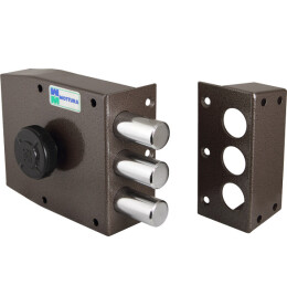 Замок накладной «30.401 D» (правый) Бронза