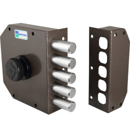 Замок накладной «30.601 S» (левый) Бронза