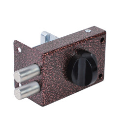 Замок накладной цилиндровый «ЗН-1 2Р» Медь