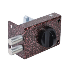 Замок накладной цилиндровый «ЗН-1 2Р» Медь