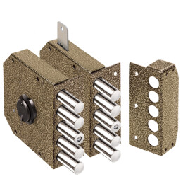 Замок накладной «Гранит 1.06.51.КМА» Медь