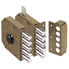 Замок накладной «Гранит 1.06.51.КМА» Медь