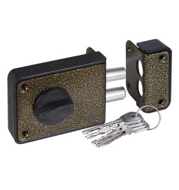 Замок накладной «ЗН 1-3-1» Бронза