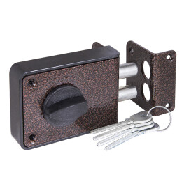 Замок накладной «ЗН 1-3-1» Медь