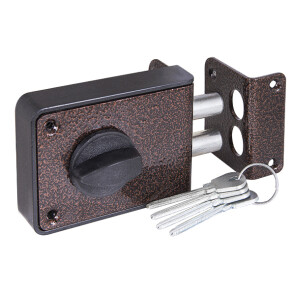 Замок накладной «ЗН 1-3-1» Медь