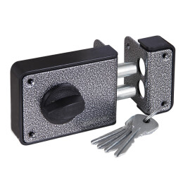 Замок накладной «ЗН 1-3-1» Серебро