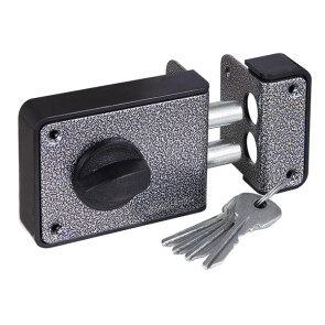 Замок накладной «ЗН 1-3-1» Серебро