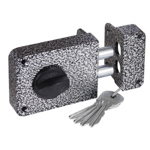 Замок накладной «ЗН 1-3» Серебро