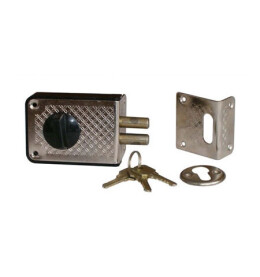 Замок накладной «ЗН1-1» Серебро