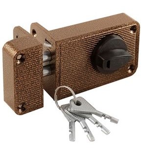 Замок накладной «ЗН2-6» Медь